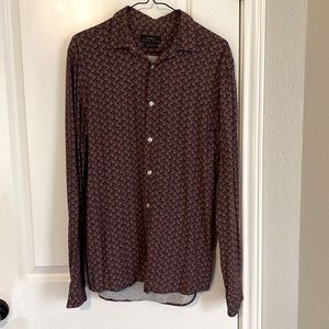 Zara Men’s Fall Floral Button Down Size Medium